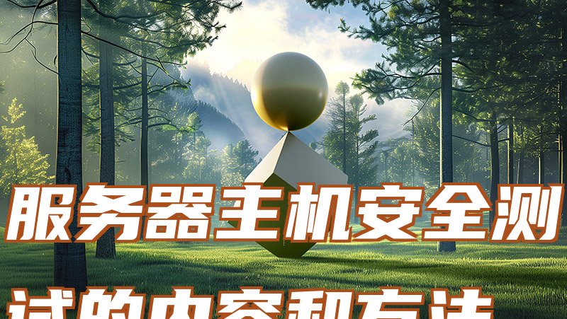 服务器主机安全测试的内容和方法